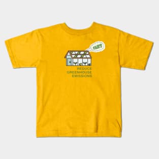 Reduce Greenhouse Emissions Kids T-Shirt